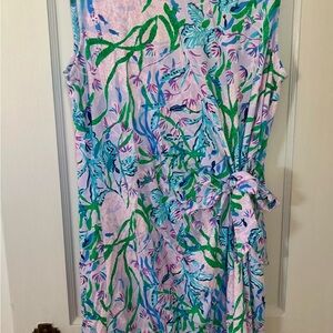 Lilly Pulitzer Pink and Blue Dress NWTs